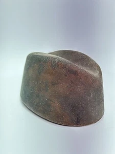VTG Resin Millinery Hat Block Form Mold Western Style Rounded ~ 3.5x6.25” - Picture 1 of 7