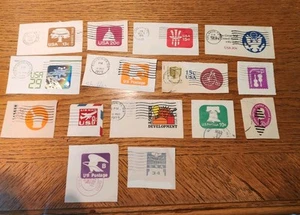 Rjkstamps Lot of 15 US cut squares US envelope/postage Used - Picture 1 of 3