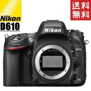Nikon D610 Full-Size DSLR Camera Body 24.2MP, Full HD Video, Used - Picture 1 of 4