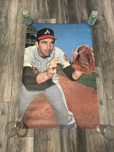 Vintage 1968 Atlanta Braves MLB Spieler Poster 36 x 24 schön - Bild 1 von 9