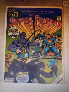 1977 Super Friends Comic #6 1. Auftritt von Menagerie Man Atom Commish Gordon - Bild 1 von 5
