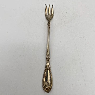 Tenedor de cóctel 1881 ROGERS A1 PLATEADO "LA VIGNE" UVAS 6,25” individual Foto 1 de 4