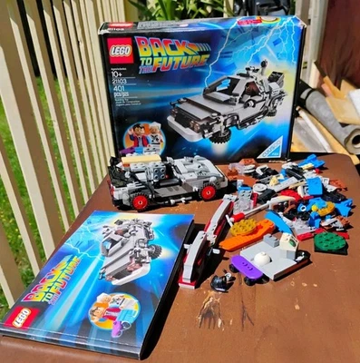 Lego 21103 Back To The Future DeLorean Time Machine With Original Box - Image 1 of 4