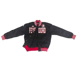 Vintage Kappa Feyenoord Team Bomber Jacket XL Rare Retro Style - Picture 1 of 6