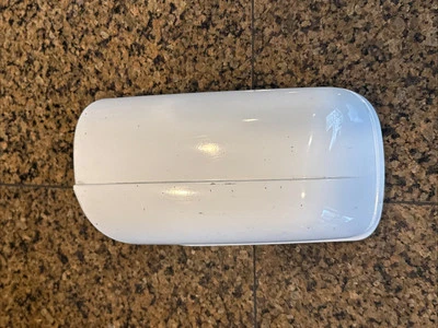 1996-99 Mercedes W140 R129 W210 Left Door Wing Mirror Housing COVER WHITE - Image 1 of 4