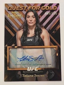 2024 Topps Gold Label UFC - Tatiana Suarez /149 #QGS-TSU #009/149 - Foto 1 di 3