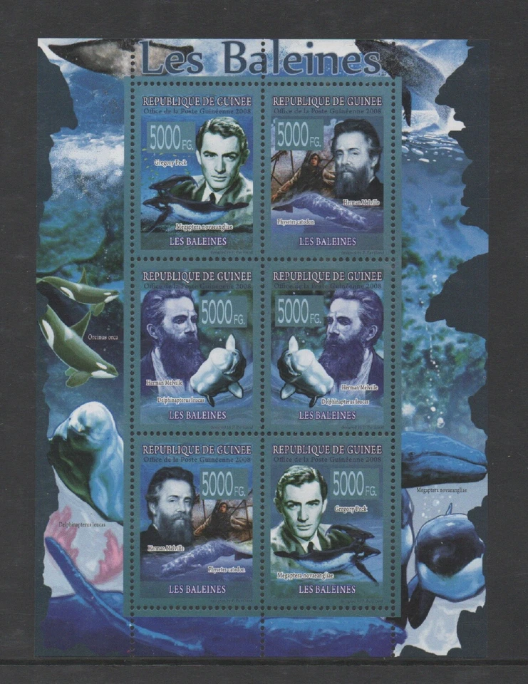 GUINEA 2008 WHALES SOUVENIR SHEET *VF MNH* - Изображение 1 из 2