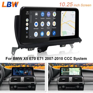 10.25'' Car Linux Screen Stereo Navigation For BMW X5 E70 E71 2007-10 CCC System - Picture 1 of 12
