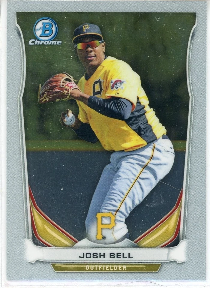 2014 Bowman Chrome Draft  Josh Bell CTP-16 & Paper TP-16  2 Card Lot - Image 1 of 4