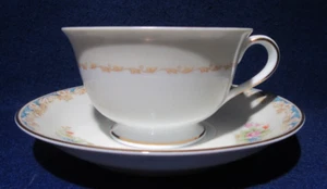6 Vintage Rose China Porcelain Teacups and Saucers Made in Occupied Japan - Picture 1 of 3