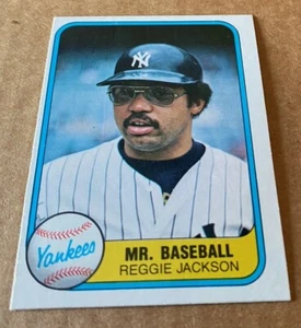 1981 FLEER Card #650 REGGIE JACKSON HOF NM-MT Condition Pack Fresh - Picture 1 of 2
