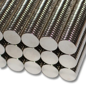 5 NEODYM POWER SUPER MAGNET SCHEIBEN D10x1,5 mm N45 1,5 KG MODELLBAU PINNWAND - Bild 1 von 2