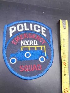 Police Emergency NYPD Squad New York Polizei Police US Patch Ärmelabzeichen USA - Bild 1 von 2