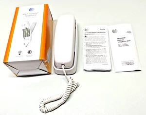 Teléfono con cable NOB AT&T 210, teclado iluminado, blanco (ATT210WH) - Imagen 1 de 21