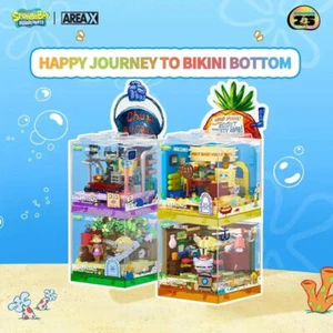 Spongebob Building Block Pineapple Restaurant Anchor House Tree House Room Brick - Picture 1 of 18