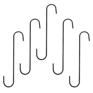 5 PCS Multifunctional Metal Hook Flower Basket Feeder Hanger Planter Hangers - Picture 1 of 12