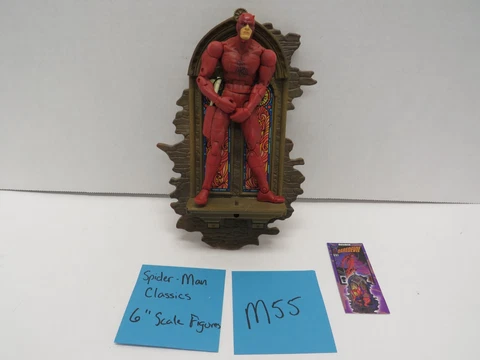 Daredevil Spider-Man Classics 2001 ToyBiz MARVEL LEGENDS Loose COMPLETE M55 Cover