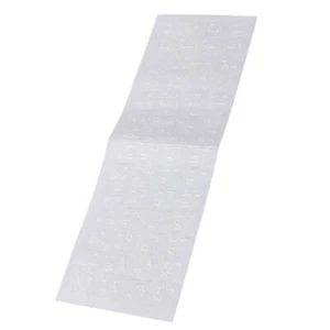 White Letter Arabic Layout Transparent Keyboard Sticker Reflection 19 5T4E - Picture 1 of 12