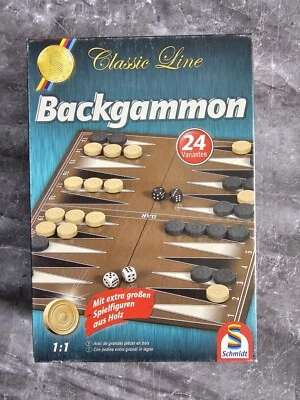 XXXX Backgammon Classic Line , Schmidt, Spiel , VOLLSTÄNDIG - Bild 1 von 4