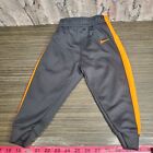 Toddler 18 Months Nike Pull On Sweat Jogger Pants Grey And Orange Dri-Fit