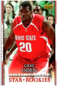 2007-08 Upper Deck First Edition #201 Greg Oden - Star Rookies RC FREE SHIPPING! - Bild 1 von 2