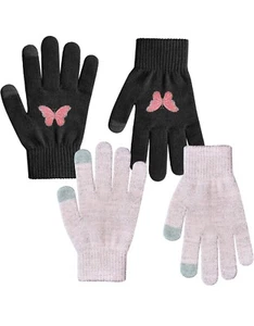 Kids Winter Gloves with Touch Screen Full Finger Thermal 2-4 Years - Picture 1 of 3