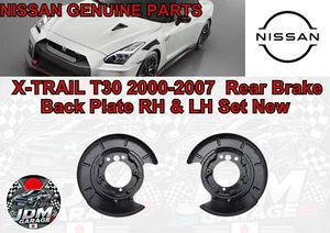 NISSAN Genuine X-TRAIL T30 2000-2007 Rear Brake Back Plate RH and LH Set New - Bild 1 von 4