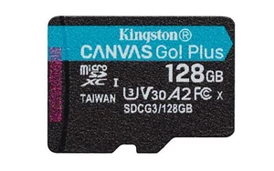 740617301243 Kingston Technology Canvas Go! Plus 128GB MicroSD UHS-I Klasa 10 - Zdjęcie 1 z 4