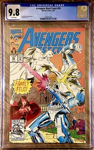 (1993) AVENGERS WEST COAST #90 (CGC 9.8) - 1 OF ONLY 6 GRADED 9.8! - Picture 1 of 2