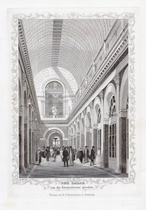 HAMBURG: Basar von der Königstr. aus, Originaler Stahlstich, James Gray 1852 - Bild 1 von 1