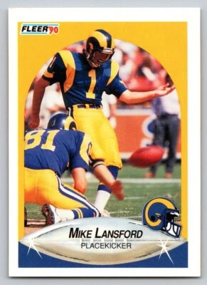 1990 Fleer Mike Lansford #41 - Image 1 of 2