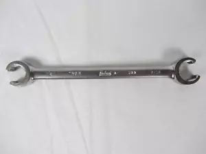 Llave de tuerca de llamarada Herbrand 1325 1/2"" 9/16"" de colección usada - Imagen 1 de 3