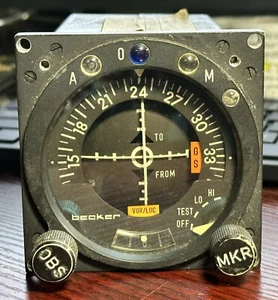 Becker Avionics VHF/UHF INDICATOR NI-2020/NI2020 NAV-2000 SYSTEM *New Low Price* - Bild 1 von 6
