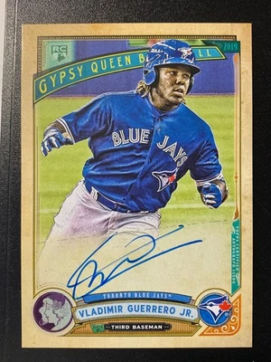 2019 Topps Gypsy Queen Logo Swap Autographs Vladimir Guerrero Jr. /99 Auto - Image 1 of 2