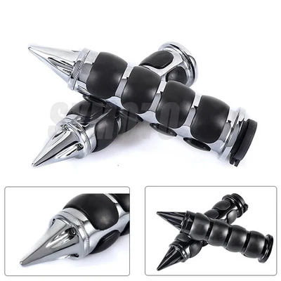Universal 1" 25mm Motorcycle Handlebar Hand Grips for Harley Suzuki Kawasaki - Image 1 of 4
