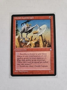 Orcish Lumberjack - Ice Age - MTG Magic - Common - Red Creature - Bild 1 von 1