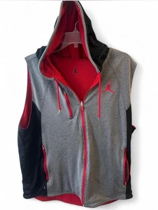 Air Jordan Dri-Fit Red & Gray Reversible Vest Men’s XL - Picture 1 of 4