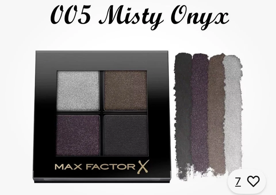 Max Factor X Colour Expert Soft Touch Eyeshadow Palette Misty. Onyx 05 - Image 1 of 1