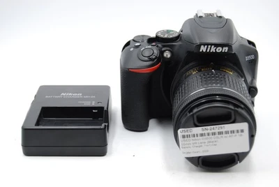 USED Nikon D3500 DSLR w/ AF-P 18-55mm VR Lens (Black) - Image 1 of 4