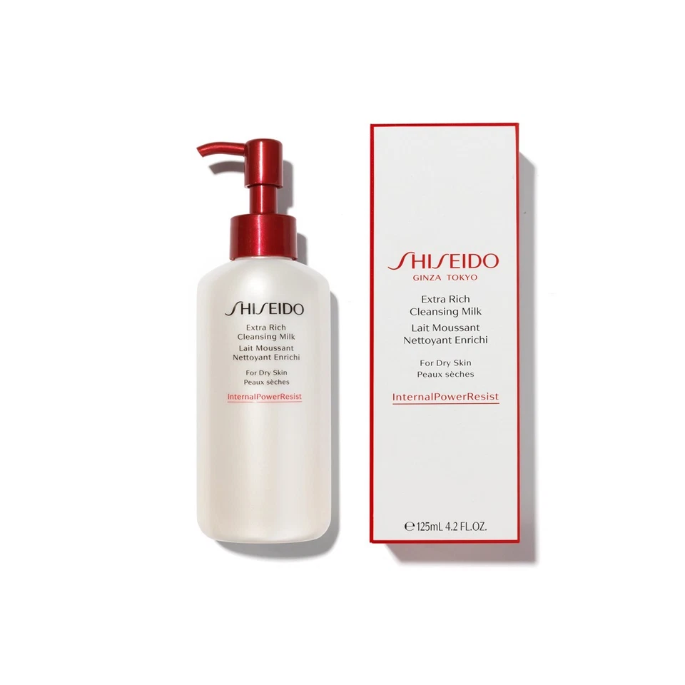 Leche limpiadora extra rica Shiseido - tamaño completo 125 ml / 4,2 oz. Nuevo Foto 1 de 1