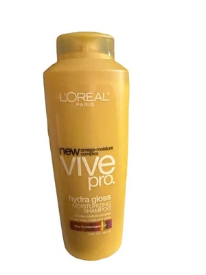 1 L'OREAL VIVE PRO HYDRA BRILLO CHAMPÚ CABELLO DAÑADO MUY SECO 13 OZ ÚLTIMO Foto 1 de 4