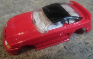 "NEW" OLD STOCK LIFELIKE RED/BLK MUSTANG HO SLOT CAR BODY ONLY - Picture 1 of 4