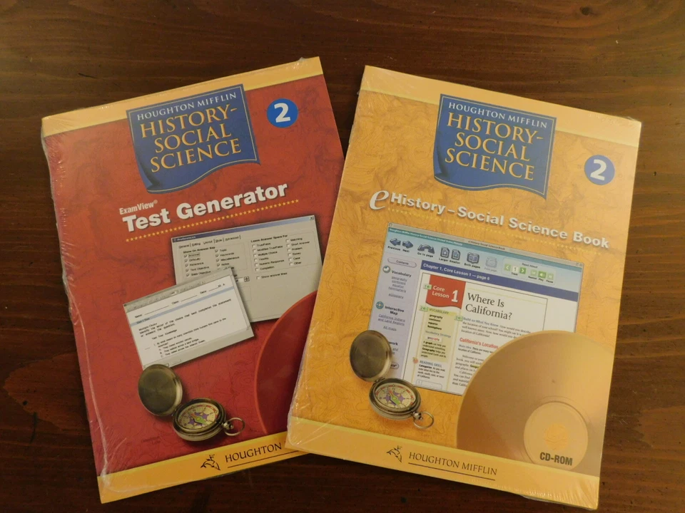 Houghton Mifflin eHistory Social Science  & Test Generator Grade 2; Brand New - Image 1 of 1