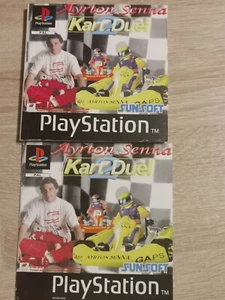 NOTICE MANUAL ONLY AYRTON SENNA KART DUEL SONY PS1 PLAYSTATION 1 SLIM PS2 PS3 - Picture 1 of 1