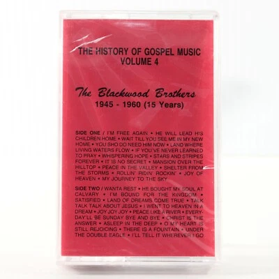 The History of Gospel Music Vol. 4 Blackwood Brothers 1945-60 Cassette Tape NEW - Image 1 of 4