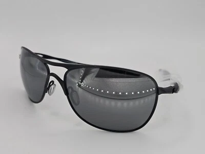 OAKLEY CROSSHAIR MATTE BLACK PRIZM BLACK AVIATOR PILOT SUNGLASSES OO4060-23 NEW - Image 1 of 4