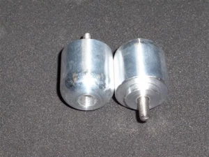 Extremos de barra plateados Be606S Vortex aluminio manillar deslizadores de peso YZF R1 98-06 - Imagen 1 de 1