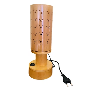 Bamboo Light Lamp Table Bedside Desk Bedroom Night Wood Room Living Decor eco - Picture 1 of 5