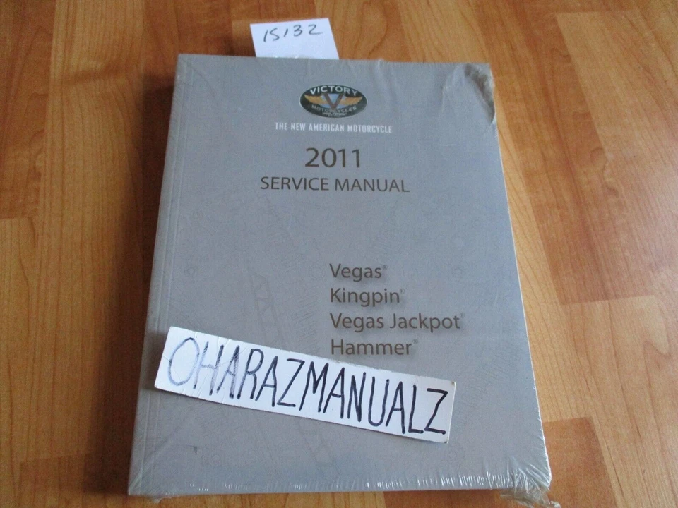 NEW 2011 Victory Vegas / Kingpin / Vegas Jackpot / Hammer Service Manual SEALED - Imagem 1 de 1