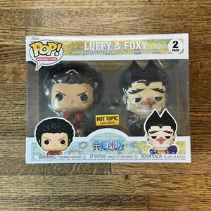 Funko POP One Piece Luffy & Foxy 2-pack Hot Topic Common - Picture 1 of 6